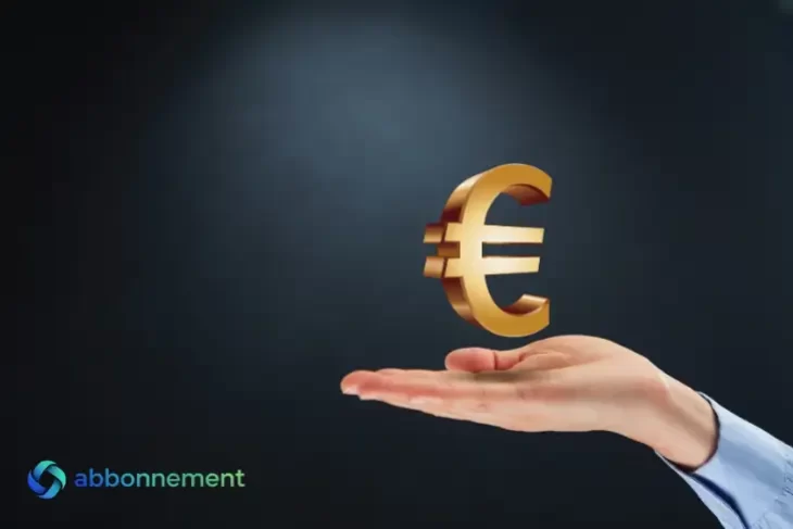 Mano con simbolo dell’euro, rappresentazione delle Tasse in Italia.