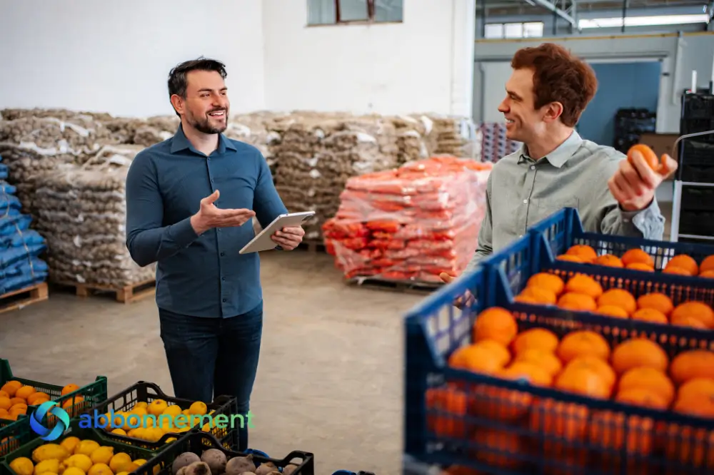 Compra en mayoristas de frutas y alimentos a granel.