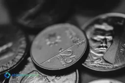 Monedas argentinas en detalle, representando el beneficio del reintegro de IVA en gastos cotidianos.