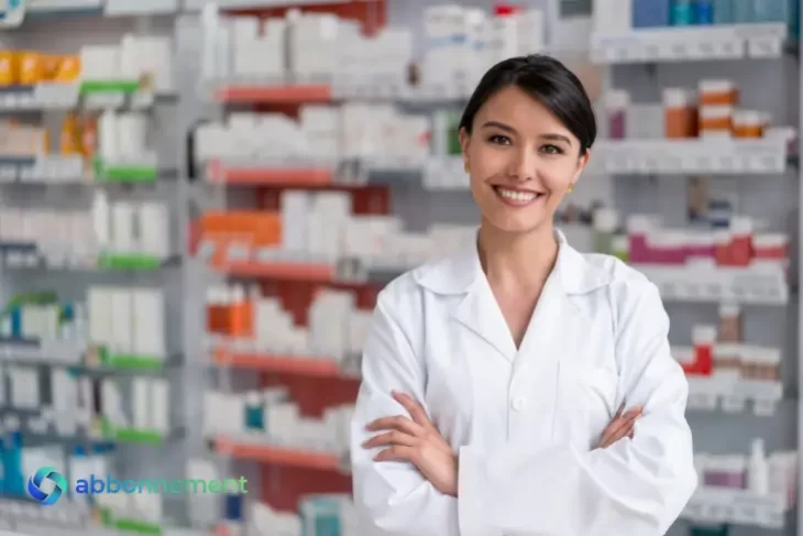 Mapa de la ciudad marcando un recorrido hacia farmacias, relacionado con la Ley de genéricos.
