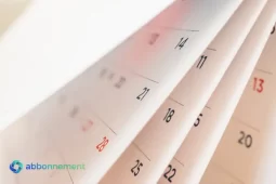Calendario con date segnate, simbolo delle scadenze della Rottamazione quater.